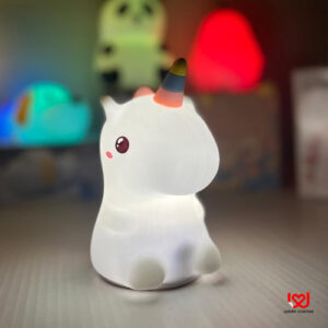 Cute Unicorn Night Light – Soft Silicone LED Lamp for Kids & Adults
