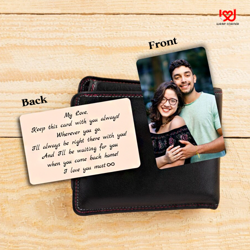 Customized Wallet Card – A Personalized Keepsake They'll Cherish Forever