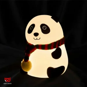 Cute Panda Night Light – Soft Silicone LED Lamp for Kids & Adults